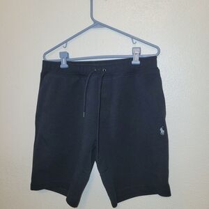 Ralph Lauren 9in Double Knit Men's Black Shorts Size Medium